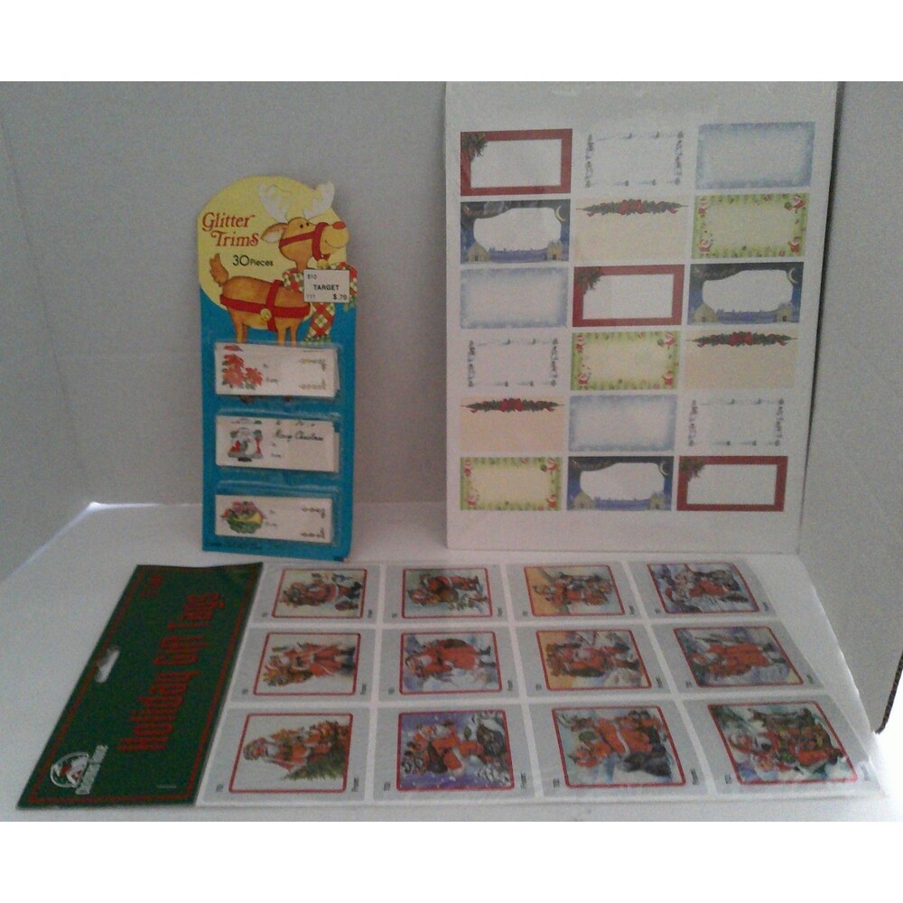 Christmas Gift Tags Mini Holiday labels